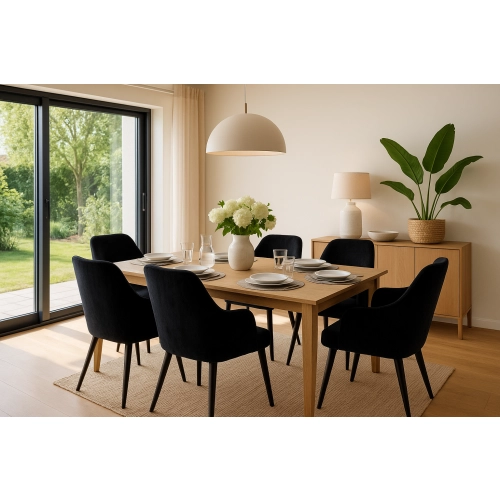 Krzesło DELUXE KR-9 Tkanina Casablanca 2316
